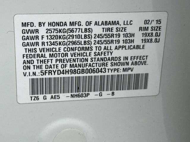 2016 Acura MDX 3.5L