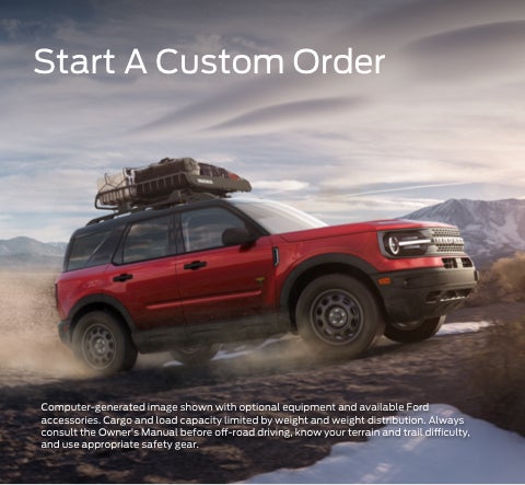 Start a custom order | Cavalier Ford Greenbrier in Chesapeake VA